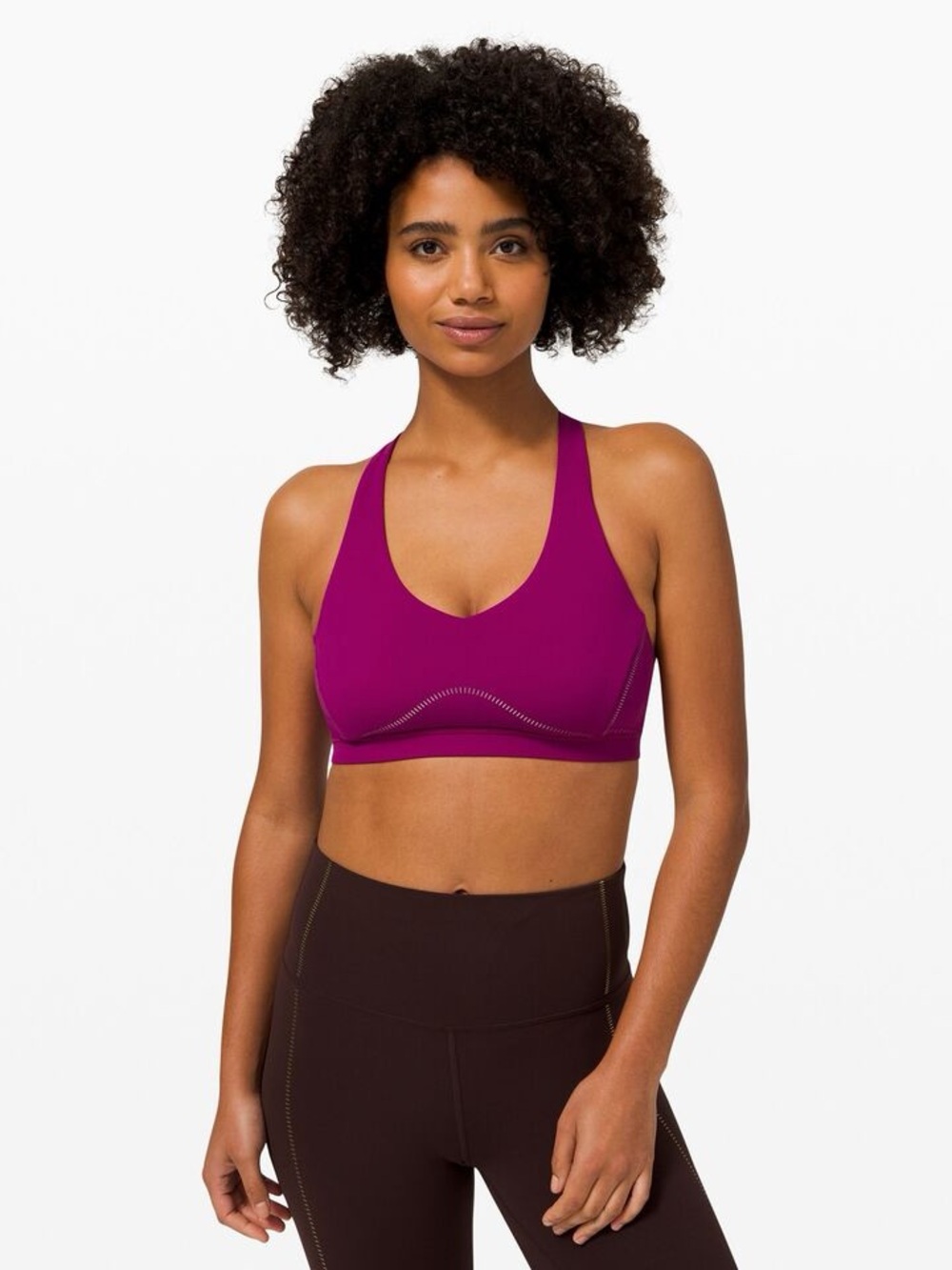 Lululemon Arise Bra *Light Support, C/D Cup
Deep Fuschia Size 6